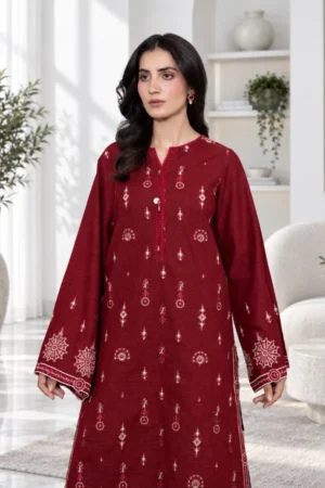Veloura Embroidered Khaddar Set