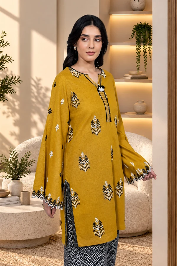 D5-_2_9a50d2c5-0d64-4d05-bdb9-49cecc87402b Marigold Embroidered Khaddar Set