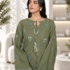 D6-_2 Evergreen Embroidered Khaddar Set