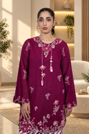 Amara Embroidered Khaddar Set
