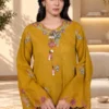 Aurette Embroidered Khaddar Set