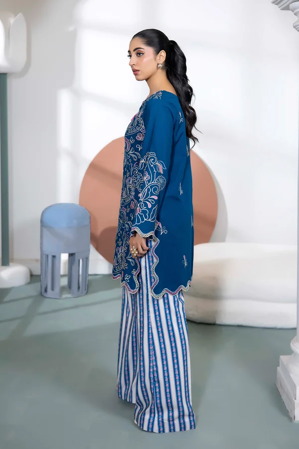 Celeste Embroidered Khaddar Set