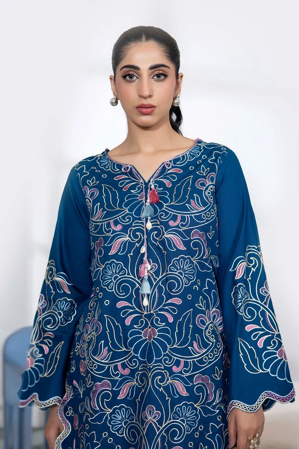 Celeste Embroidered Khaddar Set