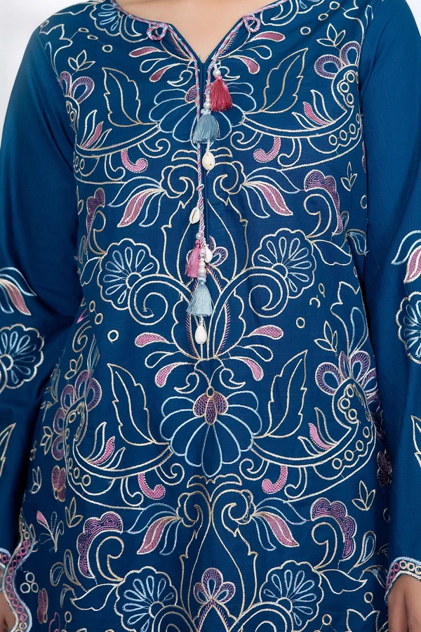Celeste Embroidered Khaddar Set