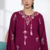 Amara Embroidered Khaddar Set