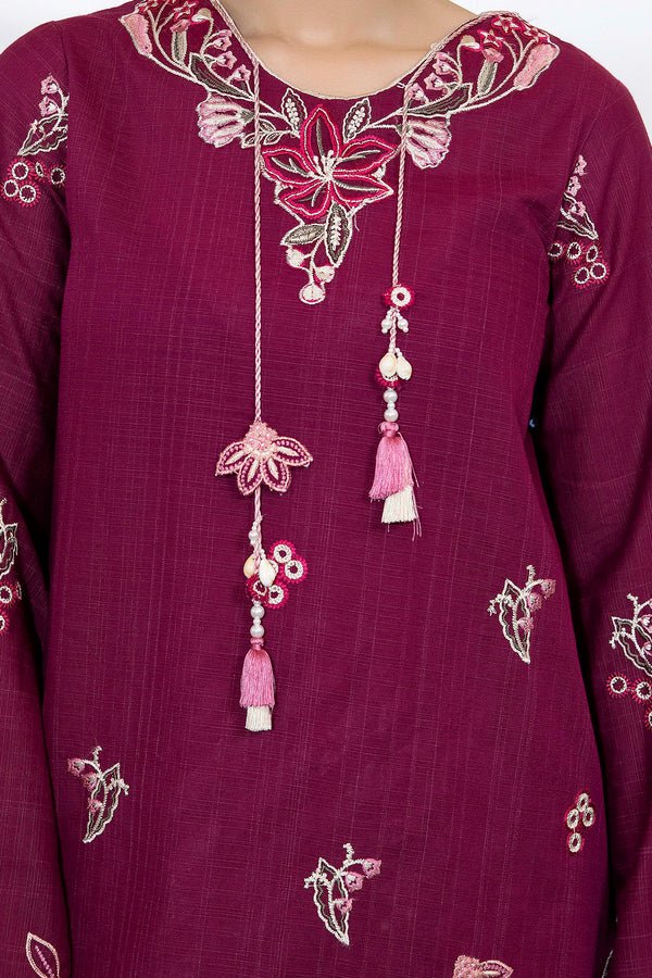 Amara Embroidered Khaddar Set
