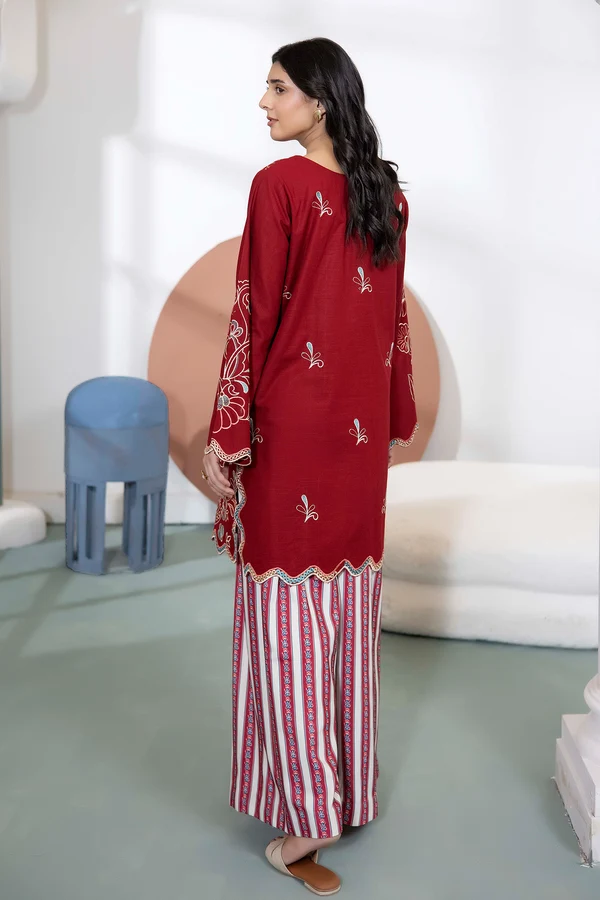 Seraphine Embroidered Khaddar Set
