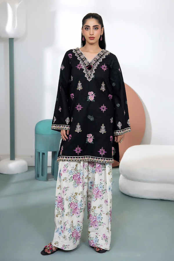 Aria Embroidered Khaddar Set