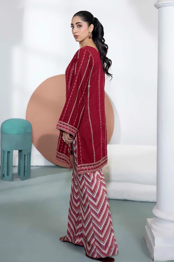 Adeline Embroidered Khaddar Set