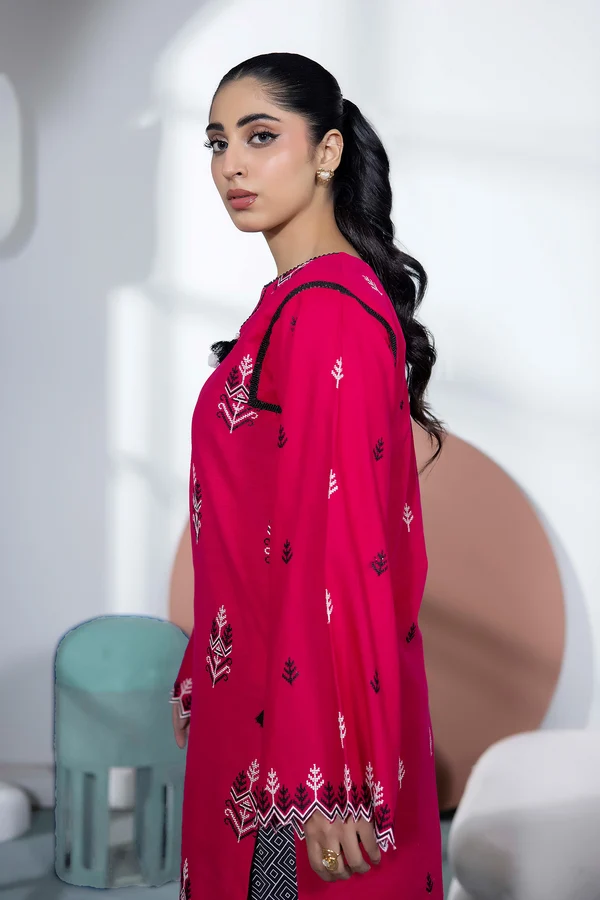 Blossom Embroidered Khaddar Set
