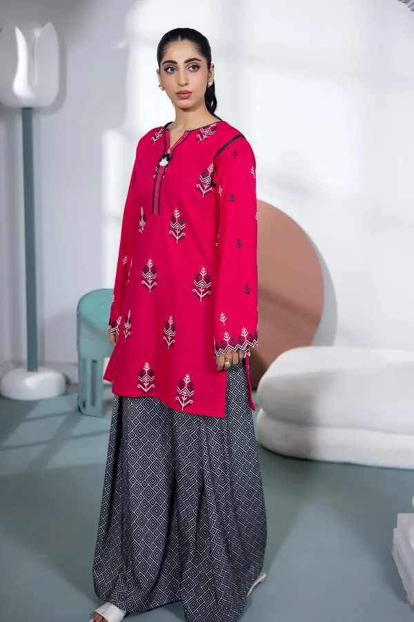 Blossom Embroidered Khaddar Set