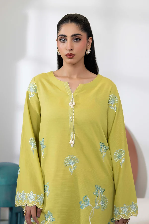 Mintelle Embroidered Khaddar Set