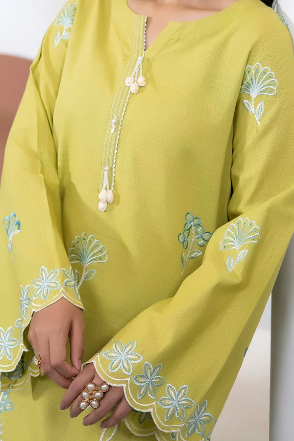 Mintelle Embroidered Khaddar Set
