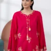Bellina Embroidered Khaddar Set