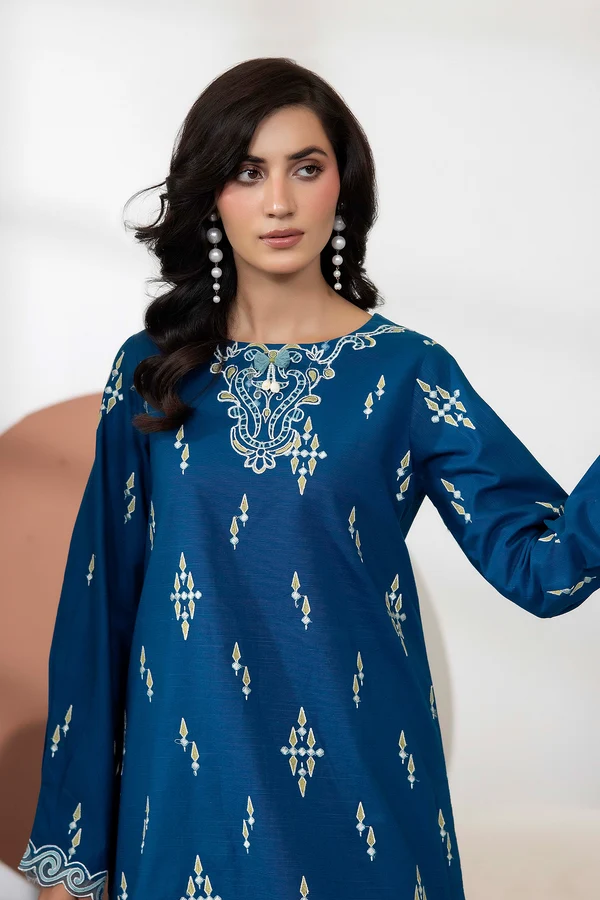 WinterBreezeKhaddar_2_-D19_3 Azure Embroidered Khaddar Set