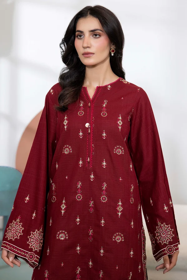 WinterBreezeKhaddar_3_-D21_3 Veloura Embroidered Khaddar Set