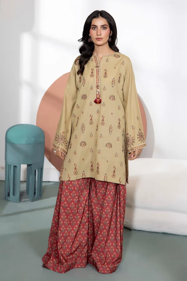 WinterBreezeKhaddar_3_-D22_1 Greystone Embroidered Khaddar Set