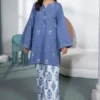 WinterBreezeKhaddar_3_-D25_1 Cobalt Embroidered Khaddar Set