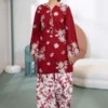 WinterBreezeKhaddar_3_-D27_1 Crimson Winter Breeze embroidered khaddar campaign image by LARISHE