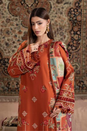 3 PIECE - EMBROIDERED دھنک - D10