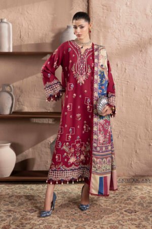 3 PIECE - EMBROIDERED دھنک - D03