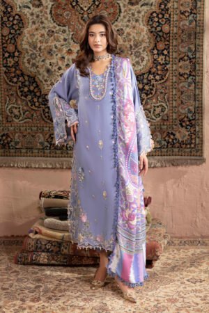 3 PIECE - EMBROIDERED دھنک - D09