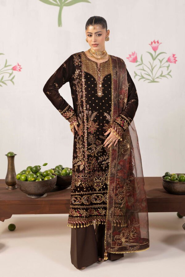 Velvet-D8_1.jpg 3 PIECE - EMBROIDERED LUXURY VELVET - D08
