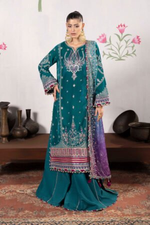 3 PIECE - EMBROIDERED LUXURY VELVET - D12