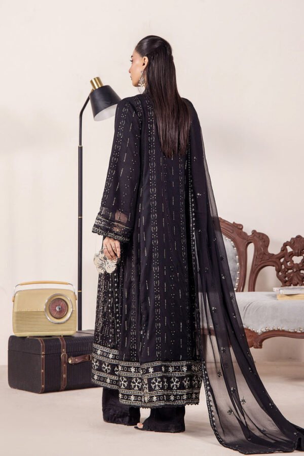 3 PIECE - EMBROIDERED CHIFFON - D10