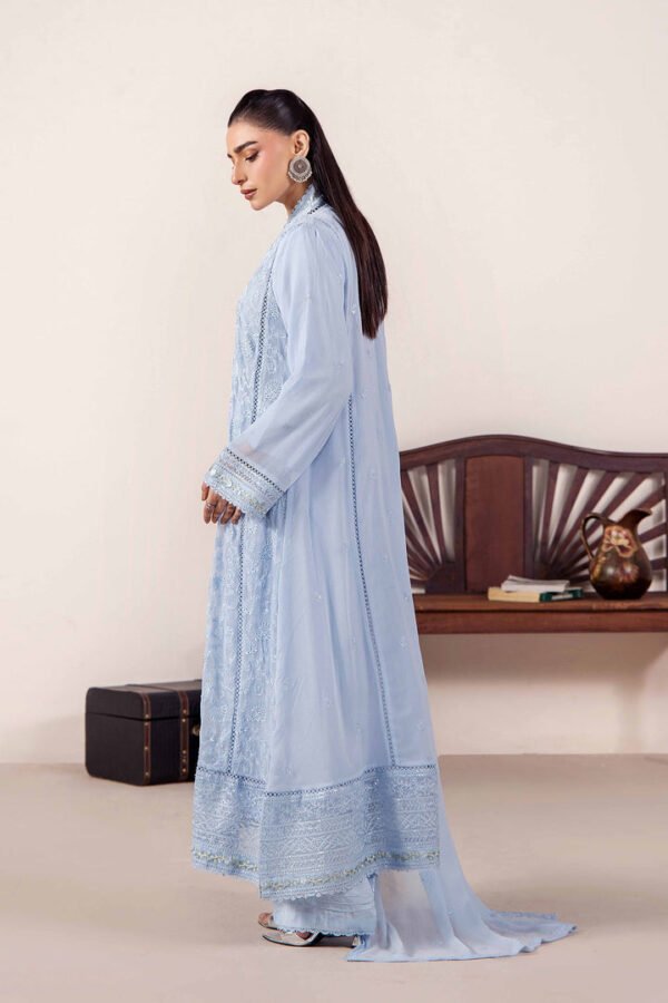 3 PIECE - EMBROIDERED CHIFFON - D03