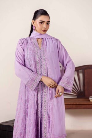 3 PIECE - EMBROIDERED CHIFFON - D05