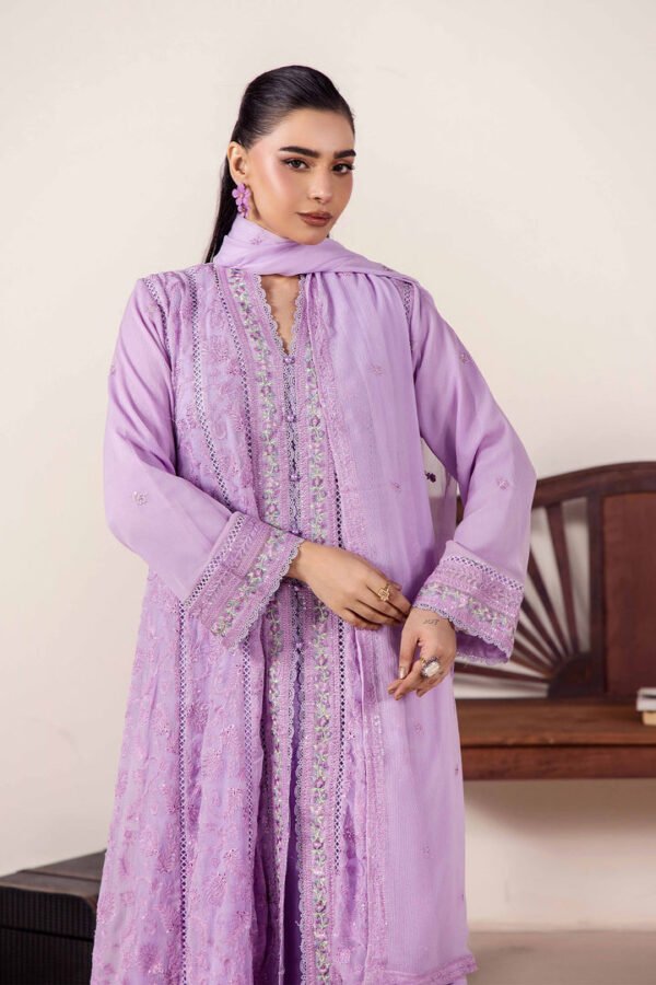 3 PIECE - EMBROIDERED CHIFFON - D05