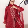 3 PIECE - EMBROIDERED CHIFFON - D06