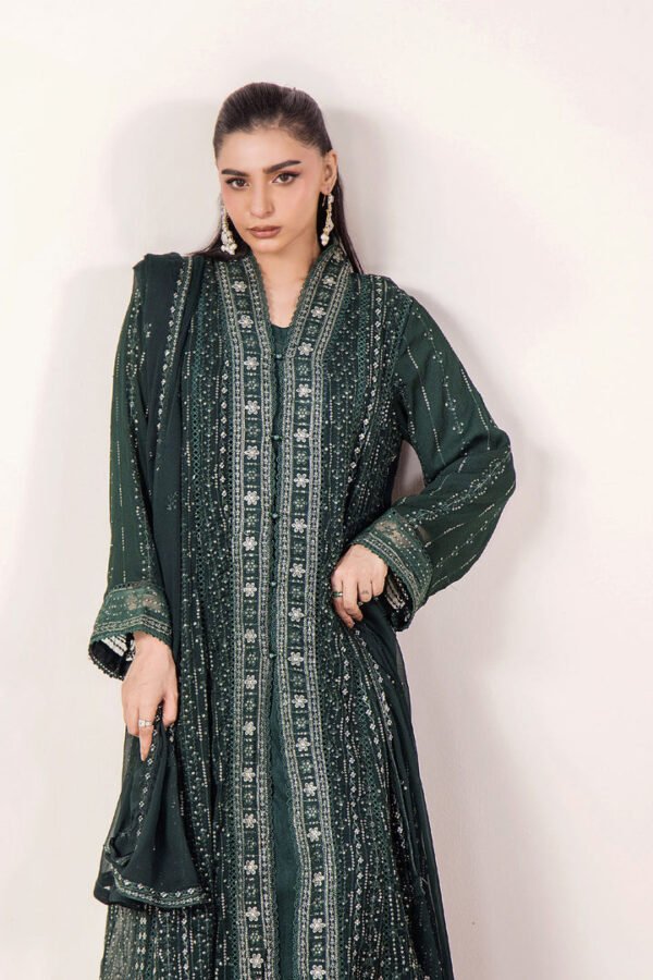 3 PIECE - EMBROIDERED CHIFFON - D08